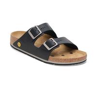 BIRKENSTOCK Sandales Arizona PRO ESD en 4 couleurs - Design ergonomique - Confortable pour l'intérieur et l'extérieur - Unisexe - Antistatique, Noir , 44 EU