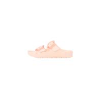 Birkenstock Pantoufles Arizona Flower EVA Rose Clair 1031271 pour Filles, avec Boucles en Caoutchouc en Forme de Fleur 33