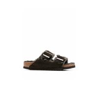 Birkenstock - Sandales Arizona Shearling - Femme - Chaussures - Brun - Taille: 36 EU