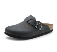 Birkenstock Sandales Boston Cuir huilé - 0059461 Noir