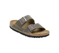 Birkenstock - Sandales en cuir - Arizona Oiled Leather Faded Khaki en Cuir - Taille 41 - Marron Marron 41