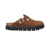 Birkenstock - Sandales en Daim Chunky Dark Tea Narrow - Femme - Chaussures - Brun - Taille: 37 EU