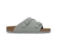 Birkenstock - Sandales en daim vert à double boucle - Femme - Chaussures - Vert - Taille: 36 EU