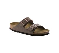 Birkenstock - Sandales en suède synthétique - Arizona Birkibuc Regular Mocha - Taille 42 - Marron Marron 42