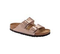Birkenstock - Sandales en suède synthétique - Arizona Birko-Flor Narrow Copper pour Femme - Taille 41 - Rose Rose 41