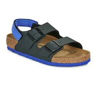 BIRKENSTOCK Sandales enfant Milano AS Kids BF Desert Soil Black/UBlu in Noir 38