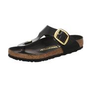 Birkenstock Sandales Femme Gizeh Big Buckle Natural Leather Patent Large