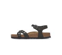 Birkenstock KUMBA 1029526 Sandales Femme Noires à Boucles en Cuir 38