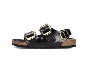 Birkenstock - Sandales Milano à grosse boucle - Femme - Chaussures - Noir - Taille: 40 EU