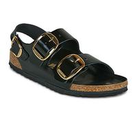 BIRKENSTOCK Sandales plates Milano Big Buckle in Noir 36