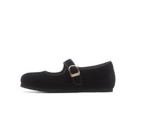 Birkenstock - Santa Clarita Velvet W - Femme - Chaussures - Noir - Taille: 38 EU
