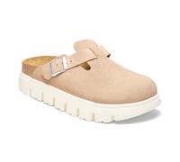 Birkenstock Scarpa Donna Sabot Boston Pap Chunky in Suede Warm Sand D25BI01 1026176