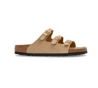 Birkenstock - Slides Florida Fresh - Femme - Chaussures - Beige - Taille: 41 EU