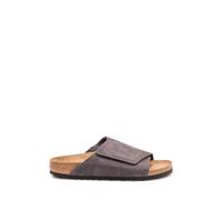 Birkenstock - Solana Suede Leather - Homme - Chaussures - Gris - Taille: 45 EU