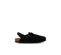 Birkenstock - Tokio II Suede Chaussures - Femme - Chaussures - Noir - Taille: 37 EU