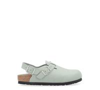 Birkenstock Tokio Sabot en Cuir Nubuck Gris, Taille: 40