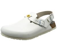 BIRKENSTOCK Tokyo Zuecos Cuero ESD Blanco