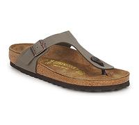 Birkenstock Sandales Gizeh Birko-Flor Nubuck Stone 38 Normal