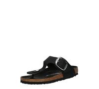BIRKENSTOCK Tongs 'Gizeh LEOI' noir / argent, Taille 37