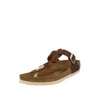 BIRKENSTOCK Tongs 'Gizeh' marron châtaigne, Taille 38