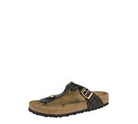 BIRKENSTOCK Tongs 'Gizeh' marron / noir, Taille 41