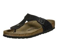 Birkenstock - Gizeh Oiled Leather Sandales - Homme - Chaussures - Noir - Taille: 41 EU