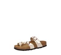 BIRKENSTOCK Tongs 'Mayari' crème / or rose, Taille 40