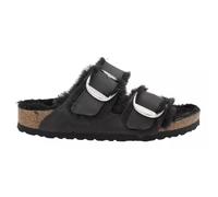 Birkenstock Unisex Arizona Big Buckle Shearling Oiled Leather Black Des Sandales 40 EU