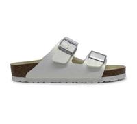 Birkenstock Unisex Arizona BS Birko-Flor Embossed Shiny Lizard White Des Sandales 37 EU