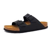 Birkenstock Unisex Arizona Sandal,Black Birko-Flor,44 N EU