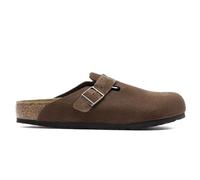 Birkenstock Unisex Boston BS Suede Leather Embossed Corduroy Dark Tea Des Sandales 40 EU