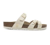 Birkenstock Unisex Franca Rivet Logo Textile Vegan Canvas Eggshell Des Sandales 40 EU