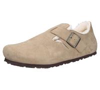 Derbies femmes Birkenstock London Shearling LEVE Taupe Beige 44