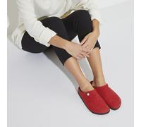 BIRKENSTOCK ZERMATT ACTIVE RED ROUGE CHAUSSONS EN FEUTRE DE LAINE LARGEUR ETROIT