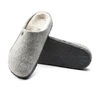 BIRKENSTOCK ZERMATT SHEARLING LIGHT GREY CHAUSSONS AVEC FOURRURE