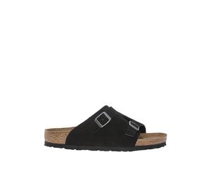 Birkenstock - Zurich Suede Flip Flops - Homme - Chaussures - Noir - Taille: 42 EU