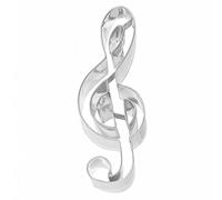 Birkmann 1010694010 Emporte-pièce en Forme de Note cier Inoxydable, Gris, 5 x 3 x 2 cm