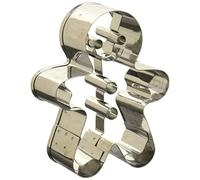 Birkmann 1010699910 Emporte-pièce en Forme de Gingerman, 7,5 cm, Plastique, Gris, 5 x 3 x 2 cm