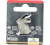 Birkmann 152892 Emporte-pièce en acier inoxydable avec motif de mini lapin, résistant à la rouille, passe au lave-vaisselle, pas de bords tranchants grâce à la couture polie