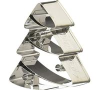 Birkmann 191587 Emporte-pièce Sapin de Noël 7, 5cm en Acier Inoxydable, Argent, 7, 5 x 2 cm