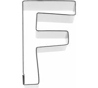 Birkmann Ausstechform Buchstabe F, Ausstecher, Plätzchenform, Keks, Plätzchen, Edelstahl, 6 cm, 196346