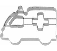 Birkmann Ausstechform Krankenwagen, Ausstecher, Plätzchenform, Keks, Plätzchen, Edelstahl, 8 cm, 189683