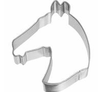 Birkmann Ausstechform Pferdekopf, Ausstecher, Plätzchenform, Keks, Plätzchen, Edelstahl, 6.5 cm, 193147