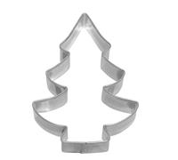 Birkmann Ausstechform Tannenbaum, Ausstecher, Plätzchenform, Keks, Plätzchen, Weißblech, 8 cm, 100077