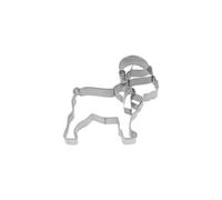 Birkmann Ausstechform Weihnachts-Dogge, mit Innenprägung, Ausstecher, Plätzchenform, Keks, Plätzchen, Edelstahl, 6 cm, 199484