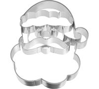 Birkmann Ausstechform Weihnachtsmann-Gesicht, Ausstecher, Plätzchenform, Keks, Plätzchen, Edelstahl, 10.4 cm, 197169