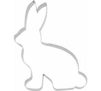Birkmann Ausstechform XXL Hase, Ausstecher, Plätzchenform, Keks, Plätzchen, Edelstahl, 14 cm, 199606