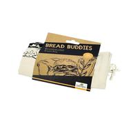 Birkmann Bread Buddies Brotbeutel, Brotaufbewahrung, Brötchen Beutel, Baumwolle, 38 x 45 cm, 331419