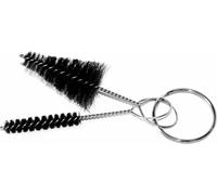 Birkmann Bürsten-Set am Ring Mini, 2-tlg., Back Bürsten, Reinigung, Küchenhelfer, Naturborste / Edelstahl, Ø 8 mm / 30 mm, 199019