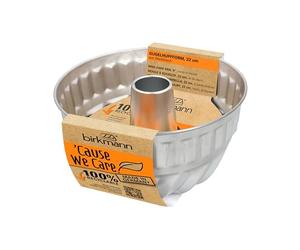Birkmann, Cause we care 889095 Kouglof argenté, Ø 22 cm, fer-blanc, sans PFOA et sans PFOS